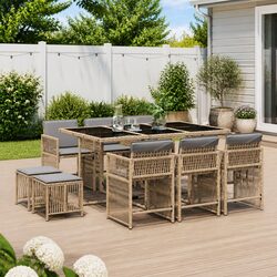 Perfect for Your Backyard: 11 Piece Dining Set