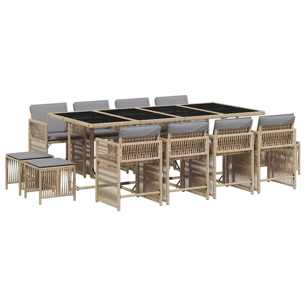 13-Piece Dining Set for Outdoor Use