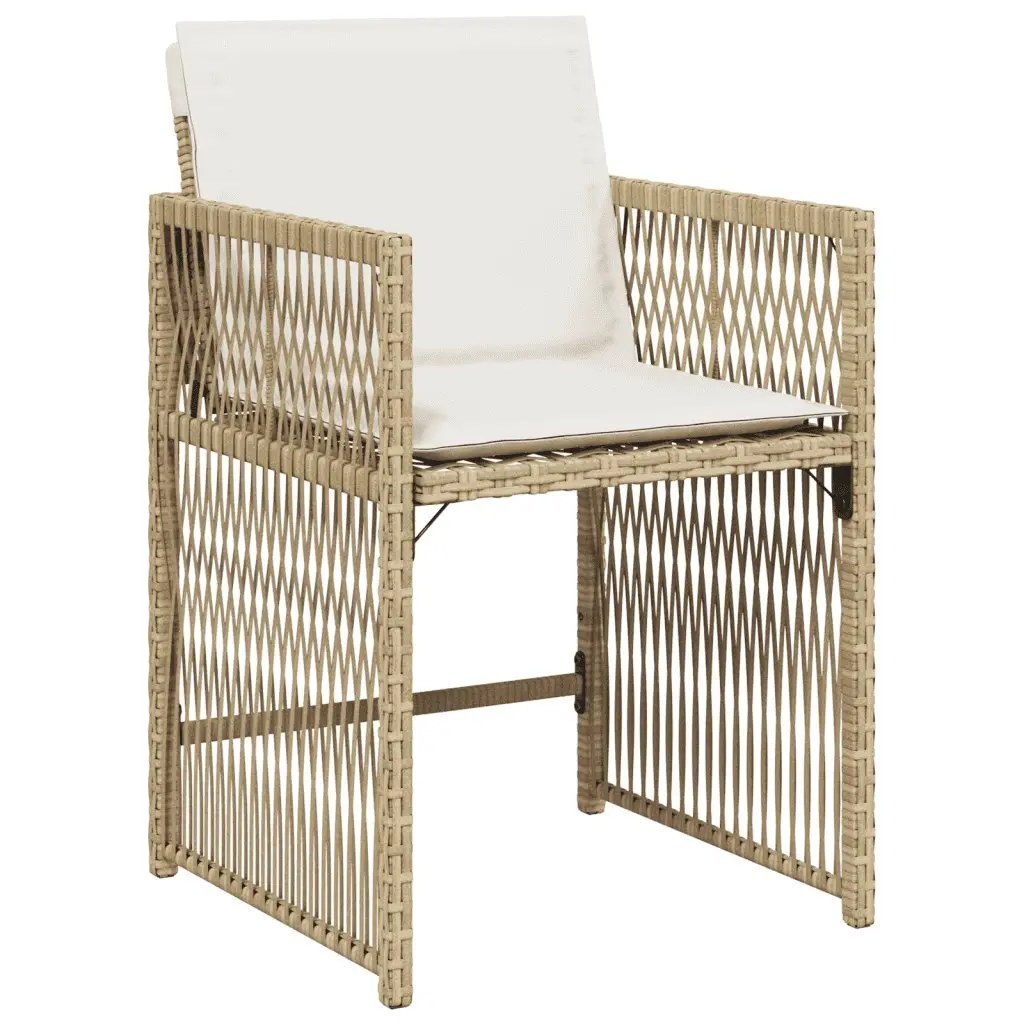 9 Piece Garden Dining Set for Outdoor Use