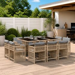 Versatile 11-Piece Dining Set for Your Outdoor Space