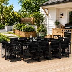 Ideal 13 Piece Dining Set for Outdoor Spaces