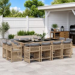 13 Piece Garden Dining Set for Outdoor Living