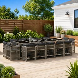 Versatile 15-Piece Garden Dining Set for Every Occasion