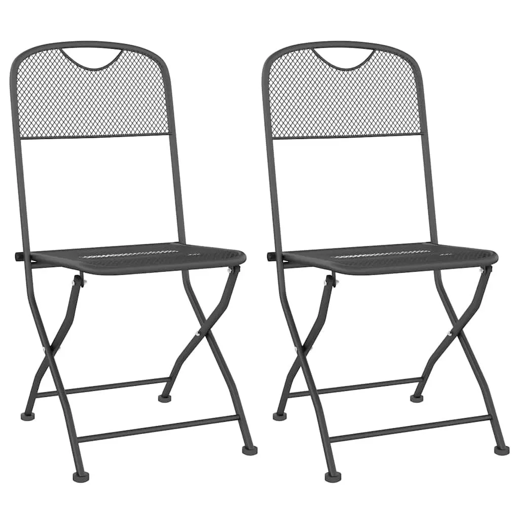 3-Piece Outdoor Dining Set in Anthracite