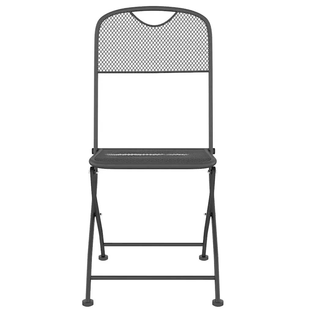 3-Piece Outdoor Dining Set in Anthracite