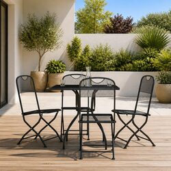 Versatile 5 Piece Garden Dining Set for Outdoor Use