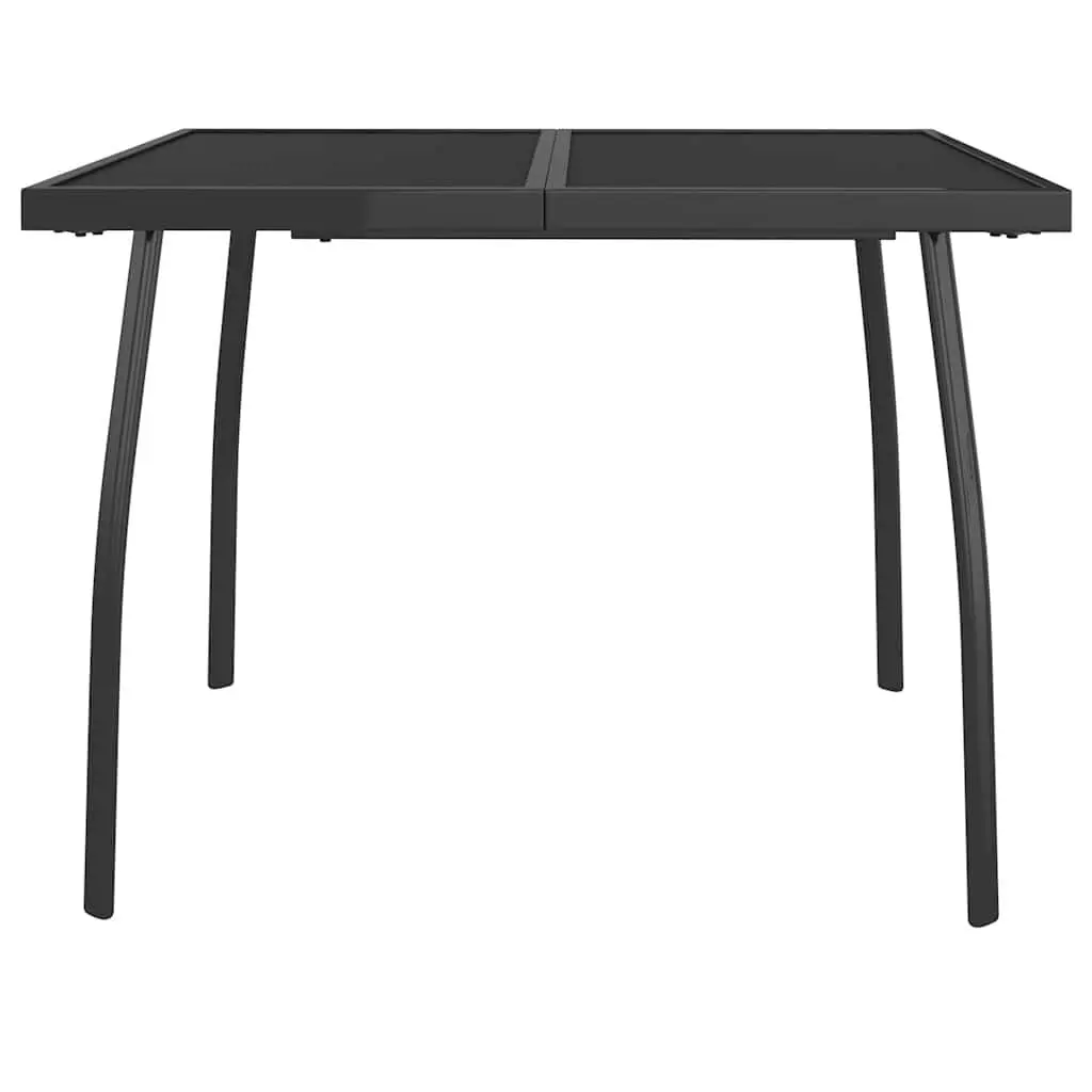 Outdoor Dining Set 5 Piece Metal Mesh Table and Chairs Anthracite Garden Furniture