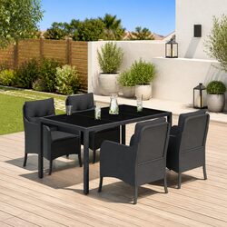 Versatile 5-Piece Dining Set for Outdoor Gatherings