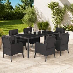Versatile 7-Piece Dining Set for Your Outdoor Living Space