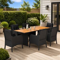 Practical 7-Piece Outdoor Dining Set for Your Home