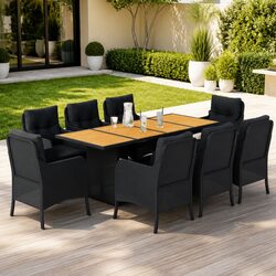 Practical 9 Piece Dining Set for Your Garden or Patio