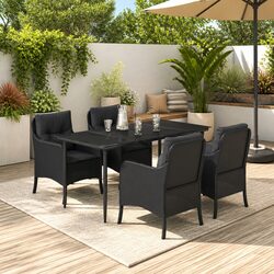 Perfect for Any Outdoor Setting: 5-Piece Dining Set