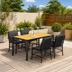 Practical 5-Piece Dining Set for Outdoor Gatherings