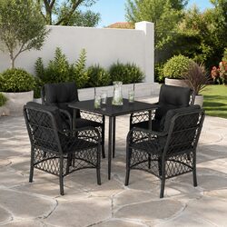 Practical 5 Piece Dining Set for Outdoor Enjoyment