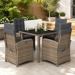 5-Piece Garden Dining Set: Practical for Outdoor Use