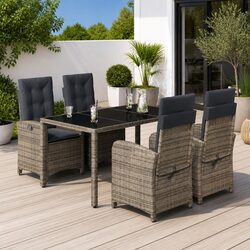Durable 5-Piece Garden Dining Set for Patios