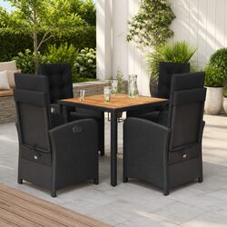Versatile 5-Piece Dining Set Perfect for Outdoor Use
