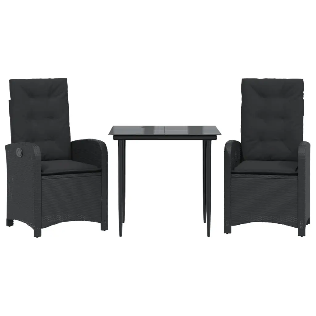 3-Piece Outdoor Dining Set with Cushions
