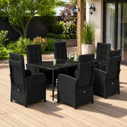 Perfect Outdoor Setup: 7 Piece Garden Dining Set