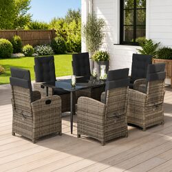 7-Piece Garden Dining Set for Relaxation and Entertaining