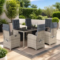 7 Piece Garden Dining Set for Family Gatherings