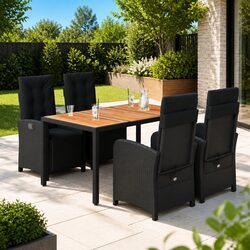 Versatile 5-Piece Garden Dining Set for Every Outdoor Space