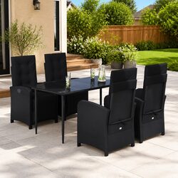 5-Piece Outdoor Dining Set Ideal for Your Garden or Balcony