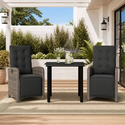 Practical 3 Piece Outdoor Bistro Set for Your Home