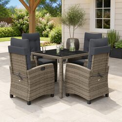 5 Piece Outdoor Dining Set for Patios and Gardens
