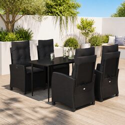 Practical 5-Piece Outdoor Dining Set for Garden Relaxation