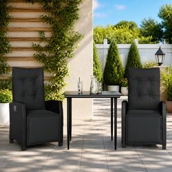 Versatile 3 Piece Dining Set for Any Outdoor Setting