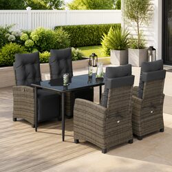 5-Piece Garden Dining Set for Relaxing Meals