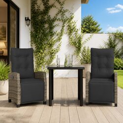 Practical 3 Piece Dining Set for Any Outdoor Occasion