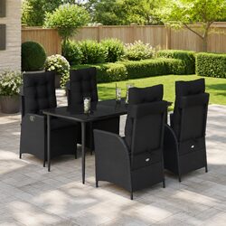Practical 5 Piece Garden Dining Set for All Occasions