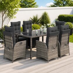 Versatile 7 Piece Dining Set for Your Outdoor Space