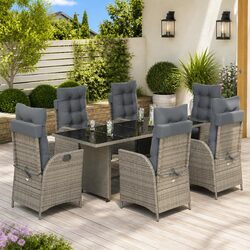 Versatile 7 Piece Dining Set for Any Outdoor Space