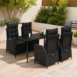 5 Piece Garden Dining Set for Outdoor Enjoyment