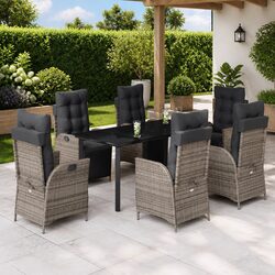 Practical 7-Piece Garden Dining Set for Entertaining
