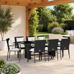 Versatile 9 Piece Outdoor Dining Set for Gatherings