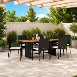 Practical 7 Piece Dining Set for Every Outdoor Occasion