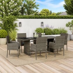 Practical 7 Piece Dining Set for Your Outdoor Gatherings