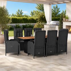 Ideal 9-Piece Dining Set for Your Outdoor Spaces