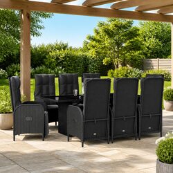 Versatile 9-Piece Garden Dining Set for Any Outdoor Area