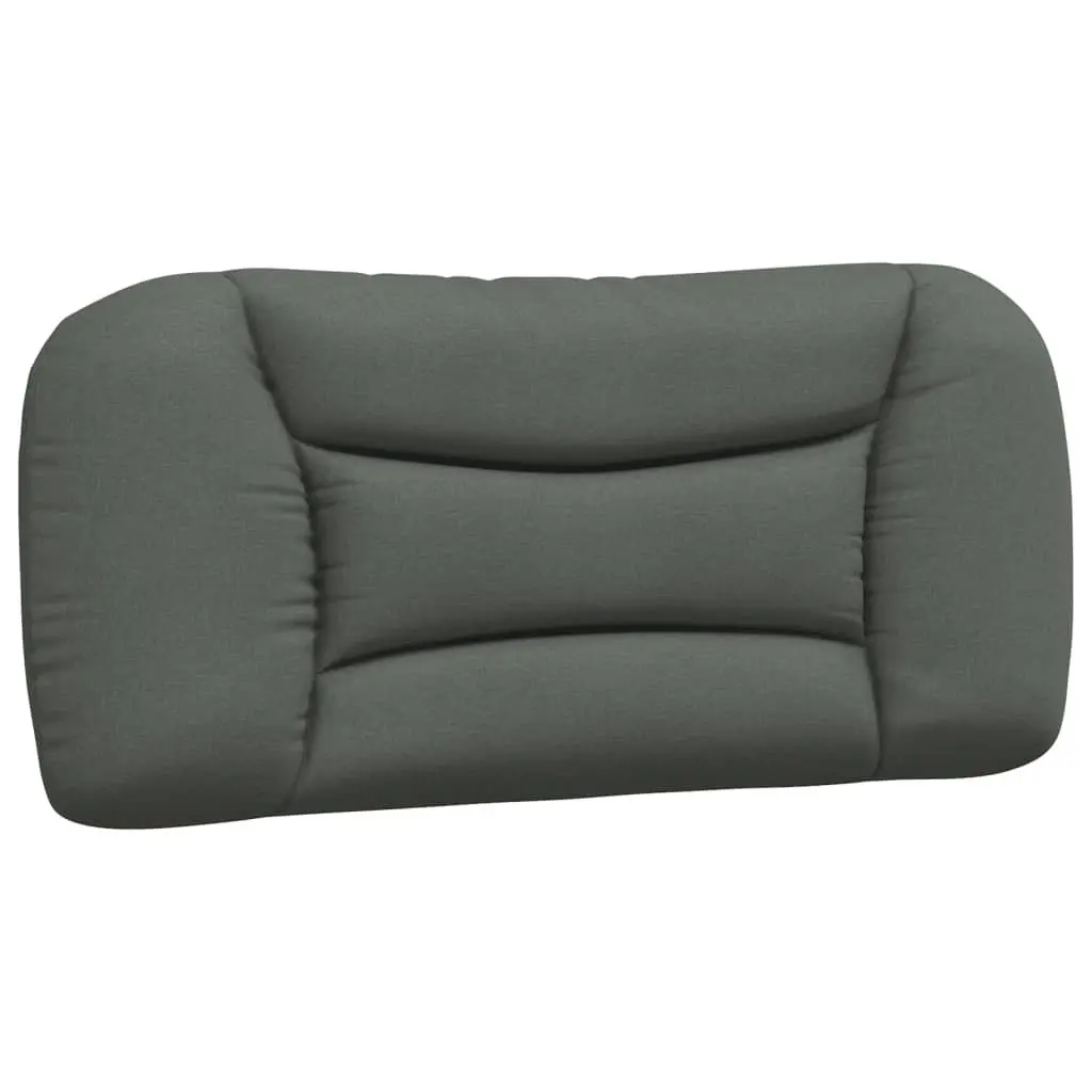 Dark Grey Fabric Bed Frame with LED Lights 90x190 cm
