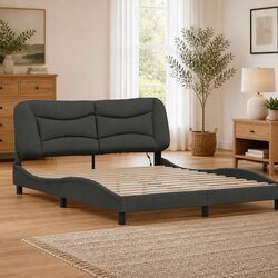 Versatile Queen Bed Frame with LED Lighting for Every Home