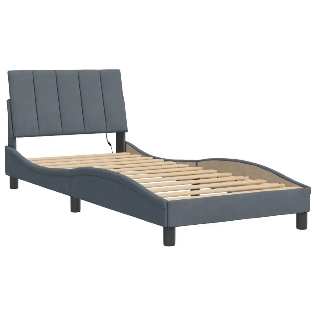 Bed Frame with LED Lights for Modern Bedrooms
