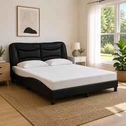 Practical Bed Frame with LED Lights for Modern Bedrooms