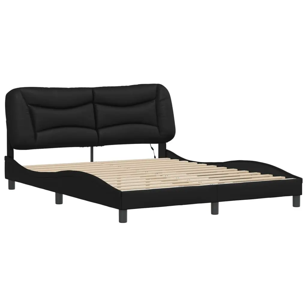 Bed Frame with LED Lights for Modern Bedrooms