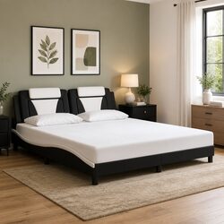 Versatile Bed Frame with LED Lights for Any Bedroom