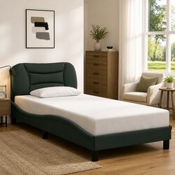 Practical Bed Frame with LED Lights for Cozy Bedrooms